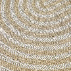 Ovaal tapijt - Indoor/outdoor Leander (natuur)