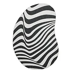 Vloerkleden voor binnen en buiten - utomhusmatta - Remina (zwart/wit)