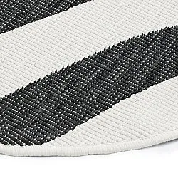 Vloerkleden voor binnen en buiten - utomhusmatta - Remina (zwart/wit)