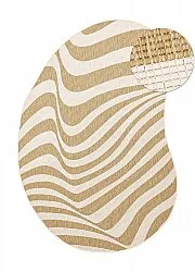 Vloerkleden voor binnen en buiten - utomhusmatta - Remina (natuur/wit)