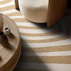 Vloerkleden voor binnen en buiten - utomhusmatta - Remina (natuur/wit)