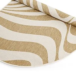 Vloerkleden voor binnen en buiten - utomhusmatta - Remina (natuur/wit)