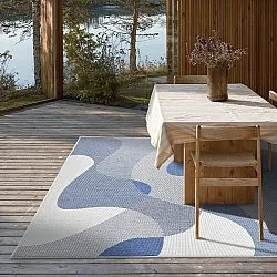 Vloerkleden voor binnen en buiten - utomhusmatta - Somerville (blauw)