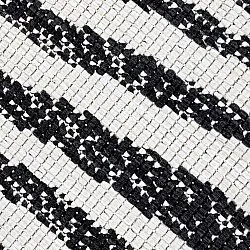 Vloerkleden voor binnen en buiten - utomhusmatta - Vaura (zwart/wit)