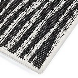 Vloerkleden voor binnen en buiten - utomhusmatta - Vaura (zwart/wit)