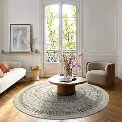 Ronde vloerkleden - Indoor/Outdoor Malcolm (grijs)