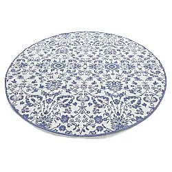 Rond vloerkleed - Brussels Ocean (blauw)