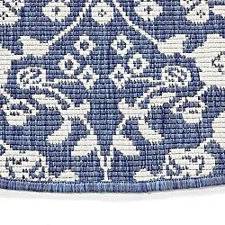 Rond vloerkleed - Brussels Ocean (blauw)