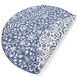 Rond vloerkleed - Brussels Ocean (blauw)