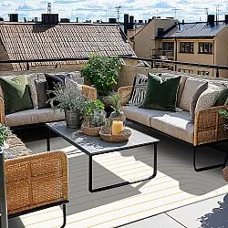 Vloerkleden voor binnen en buiten - Gordo (geel)