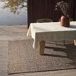 Vloerkleden voor binnen en buiten - Orta Wool Look (bruin)