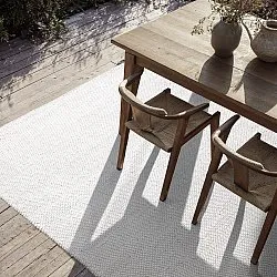 Vloerkleden voor binnen en buiten - Orta Wool Look (lichtgrijs)