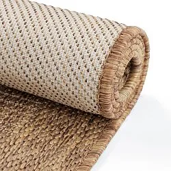 Vloerkleden voor binnen en buiten - Ragusa (bruin/crème)