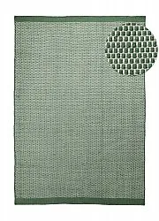Vloerkleden voor binnen en buiten - Coastal Wool Look (groen/wit)