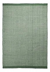 Vloerkleden voor binnen en buiten - Coastal Wool Look (groen/wit)