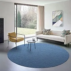 Rond vloerkleed - Monsanto (blauw)