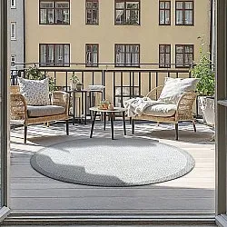 Rond vloerkleed - Monsaraz (grijs)