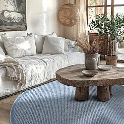 Rond vloerkleed - Tromsø (blauw)