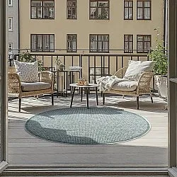 Rond vloerkleed - Tromsø (groene)