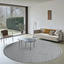 Rond vloerkleed - Tromsø (grijs)