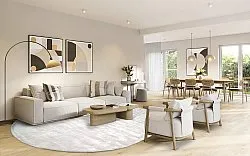 Ovaal viscose-vloerkleed - Jodhpur Special Luxury Edition (offwhite)