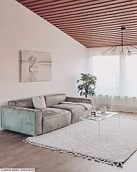 Hoogpolig vloerkleed - Orellana (beige)