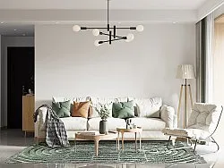 Wollen-vloerkleed - Rome (groen)