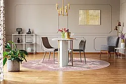 Rond vloerkleed - Nefta (roze)