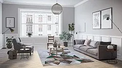 Wilton - Feres (grijs/beige/multi)