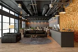 Rond vloerkleed - Amorgos (cloud)