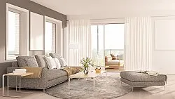 Ronde vloerkleden - Aranga Super Soft Fur (bruin)