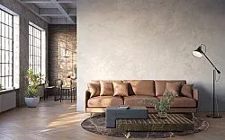 Rond vloerkleed - Aris (zwart/goud)