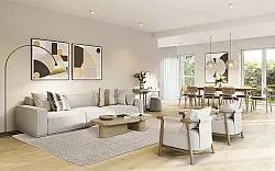 Vloerkleden voor binnen en buiten - Arlo (beige)