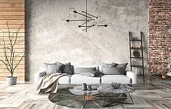 Rond vloerkleed - Bellizzi (groen/oranje)