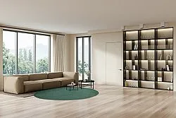 Vloerkleed Katoen - Billie (groen)