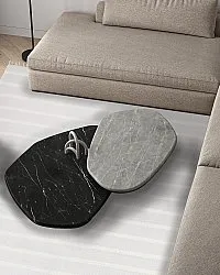 Vloerkleed Katoen - Helle (grijs)