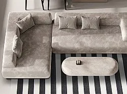 Vloerkleed Katoen - Nilo (zwart/wit)