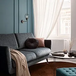 Rond vloerkleed - Bovera (bruin/rood)