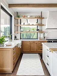 Plastic-kleden - Camden (grijs/wit)