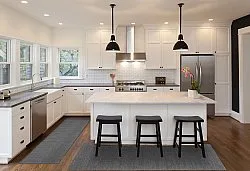 Plastic-kleden - Chelsea (zwart)