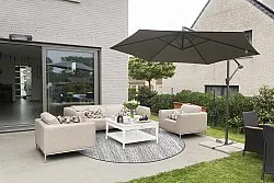 Rond vloerkleed - Harstad (bruine)