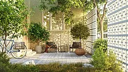 Vloerkleden voor binnen en buiten - Harstad (bruin)