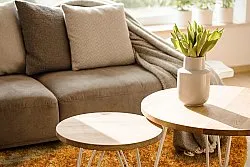 Ronde vloerkleden - Cosy (ocher)