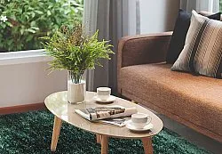 Hoogpolig vloerkleed - Cosy (donkergroen)