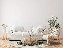 Rond vloerkleed - Arabella (zwart)