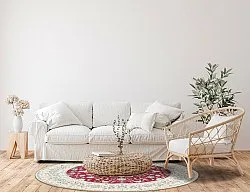 Rond vloerkleed - Arabella (rood)