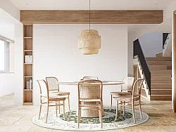 Rond vloerkleed - Arabella (groen)