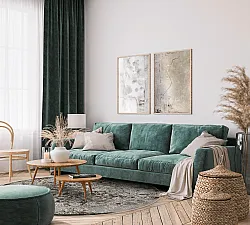 Rond vloerkleed - Amaya (bruin)