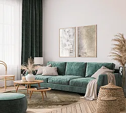 Rond vloerkleed - Domont (bruin)