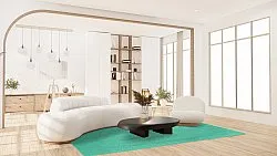 Wollen-vloerkleed - Hamilton (Biscay Green)